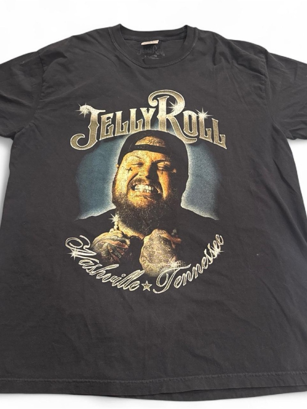 Jelly Roll Graphic Tee - Black